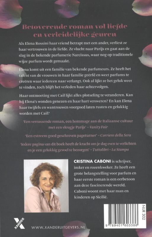 Achterkant van De dochter van de parfumeur