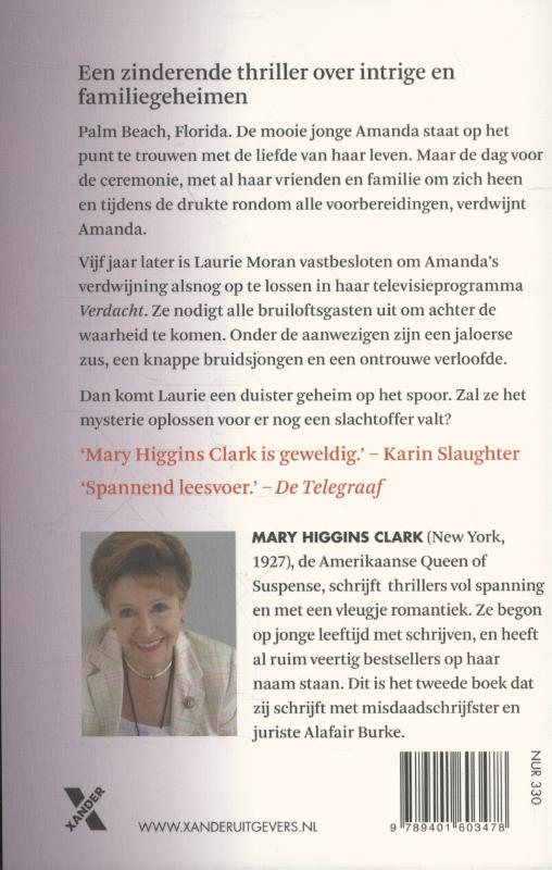 Achterkant van De verdwenen bruid