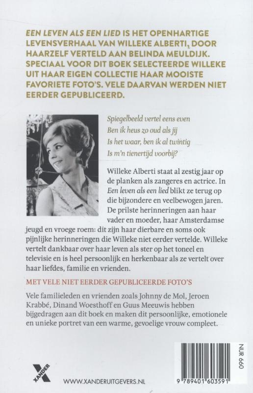Achterkant van Willeke Alberti