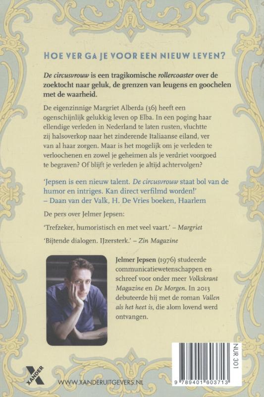 Achterkant van De circusvrouw
