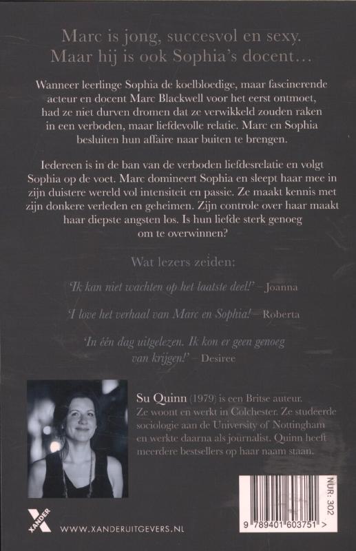 Achterkant van De debutante