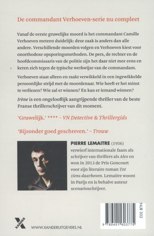 Achterkant van Irène