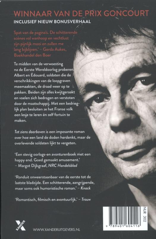 Achterkant van Tot ziens daarboven