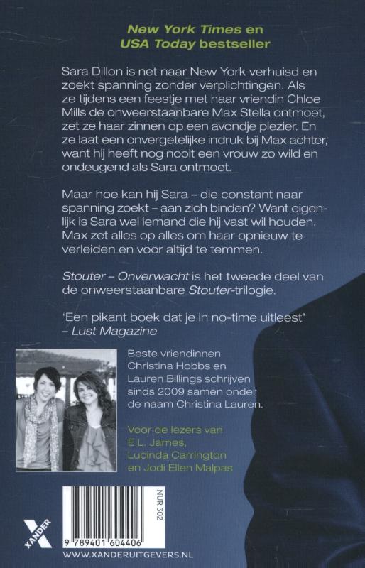 Achterkant van Onverwacht