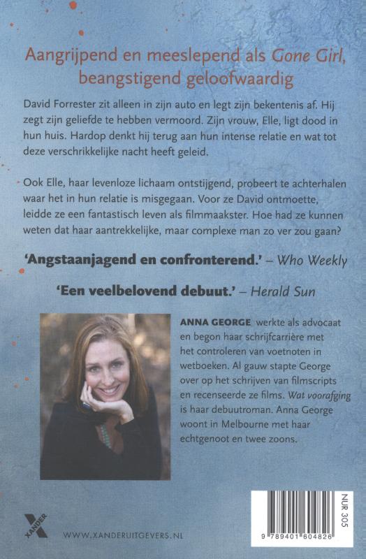 Achterkant van Wat voorafging