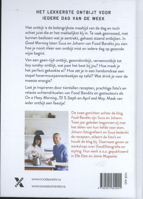 Achterkant van Good morning