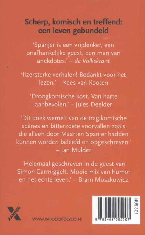 Achterkant van Spanjer in stukken