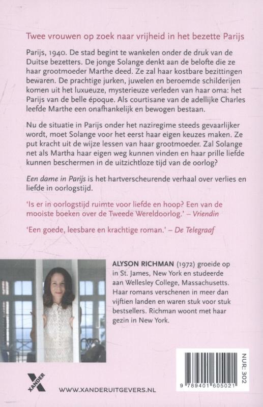 Achterkant van Een dame in Parijs