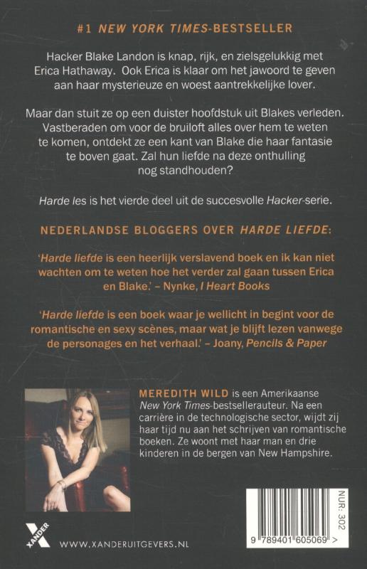 Achterkant van Harde les