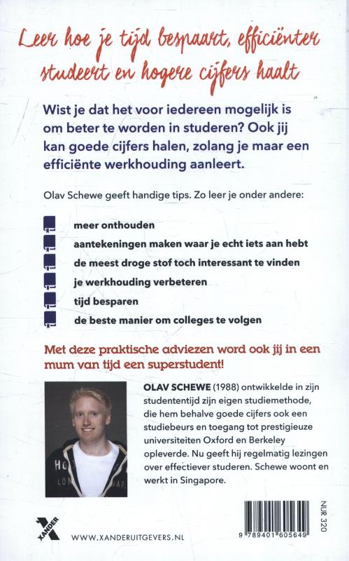 Achterkant van Superstudent