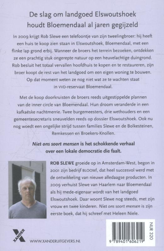 Achterkant van Niet ons soort mensen