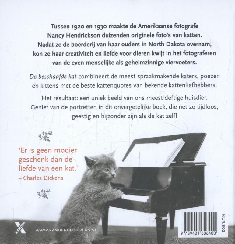 Achterkant van De beschaafde kat