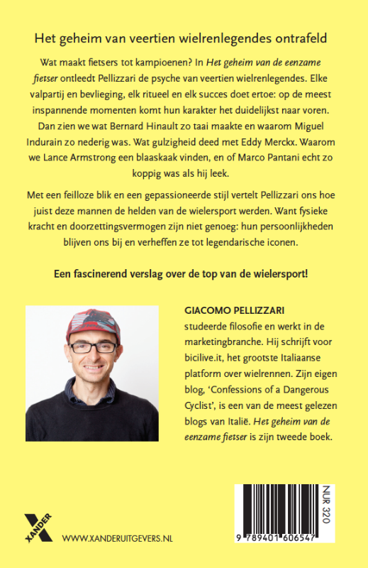 Achterkant van Het geheim van de eenzame fietser