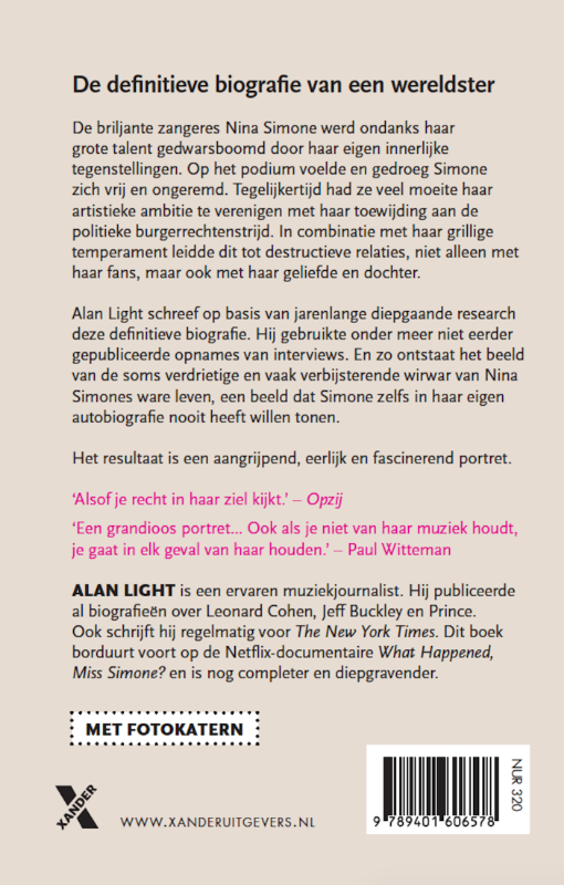 Achterkant van Nina Simone