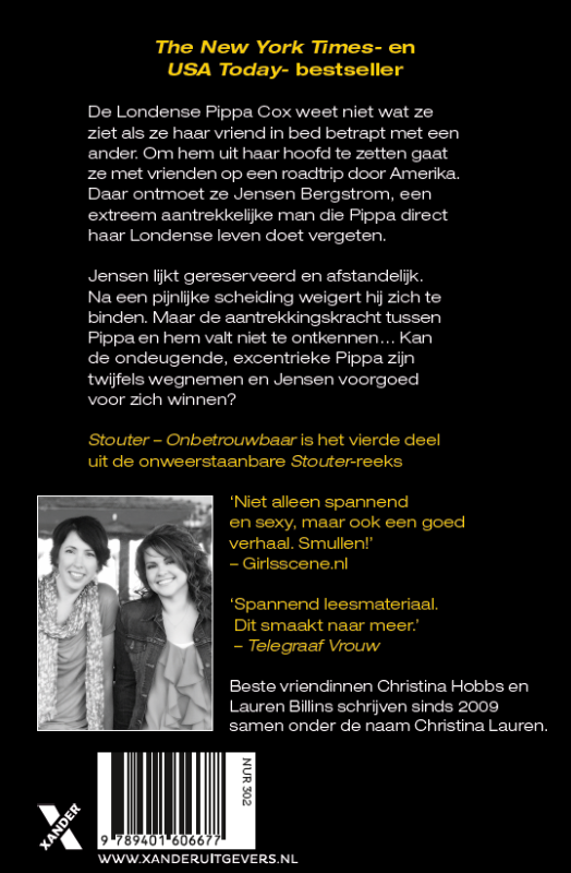 Achterkant van Onbetrouwbaar
