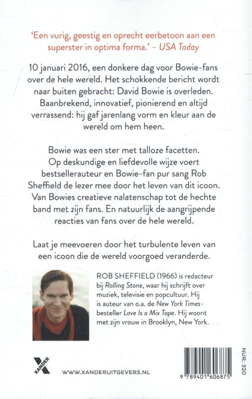 Achterkant van Bowie