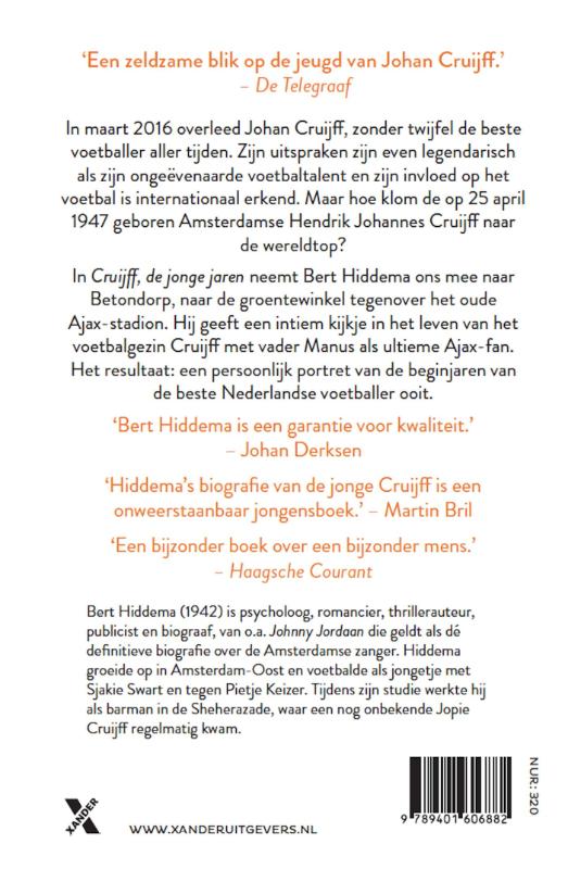 Achterkant van Cruijff! De jonge jaren
