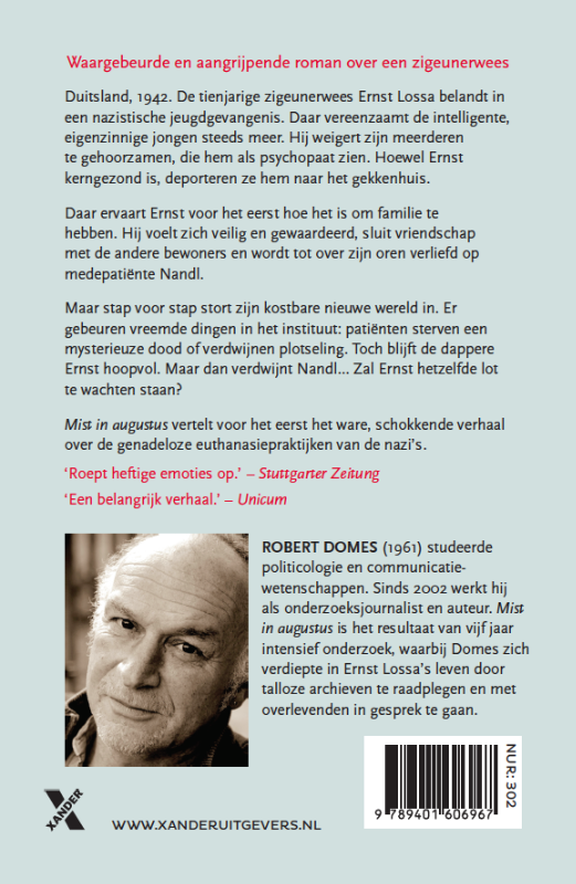 Achterkant van Mist in augustus
