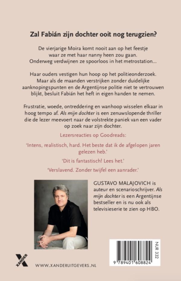 Achterkant van Als mijn dochter