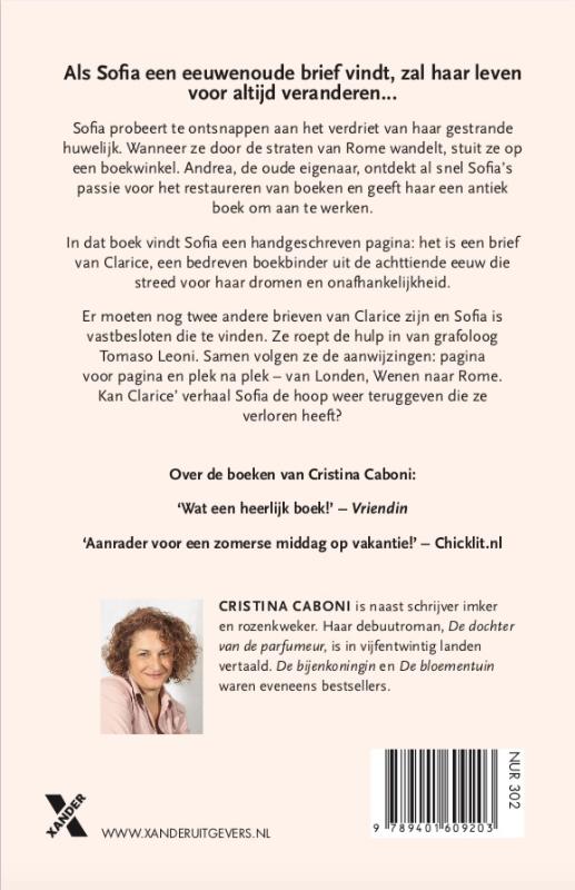 Achterkant van De verloren brief