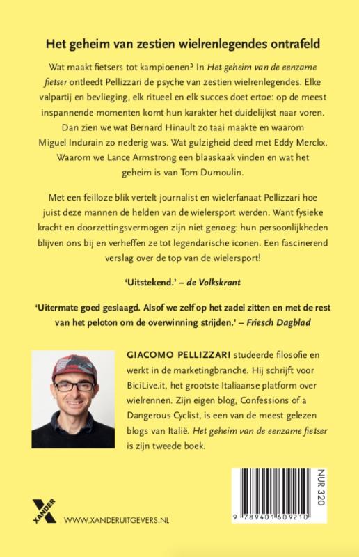 Achterkant van Het geheim van de eenzame fietser