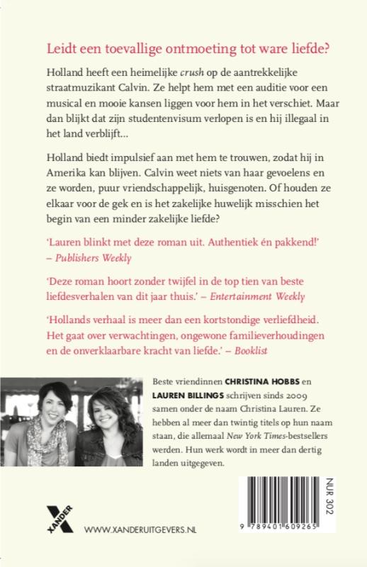Achterkant van Ik weet niet of ik van je houd