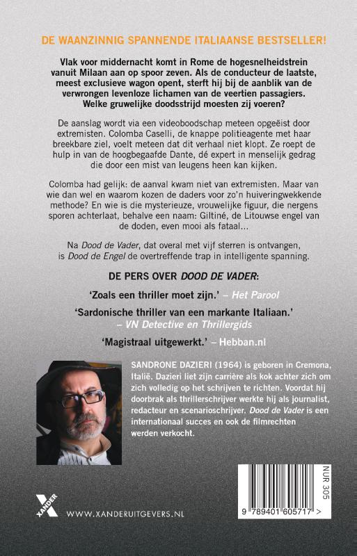 Achterkant van Dood de engel