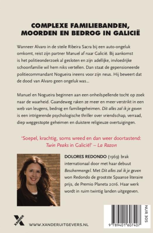 Achterkant van Dit alles zal ik je geven