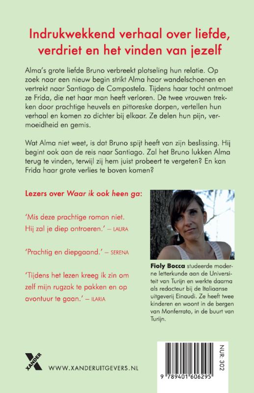 Achterkant van Waar ik ook heen ga