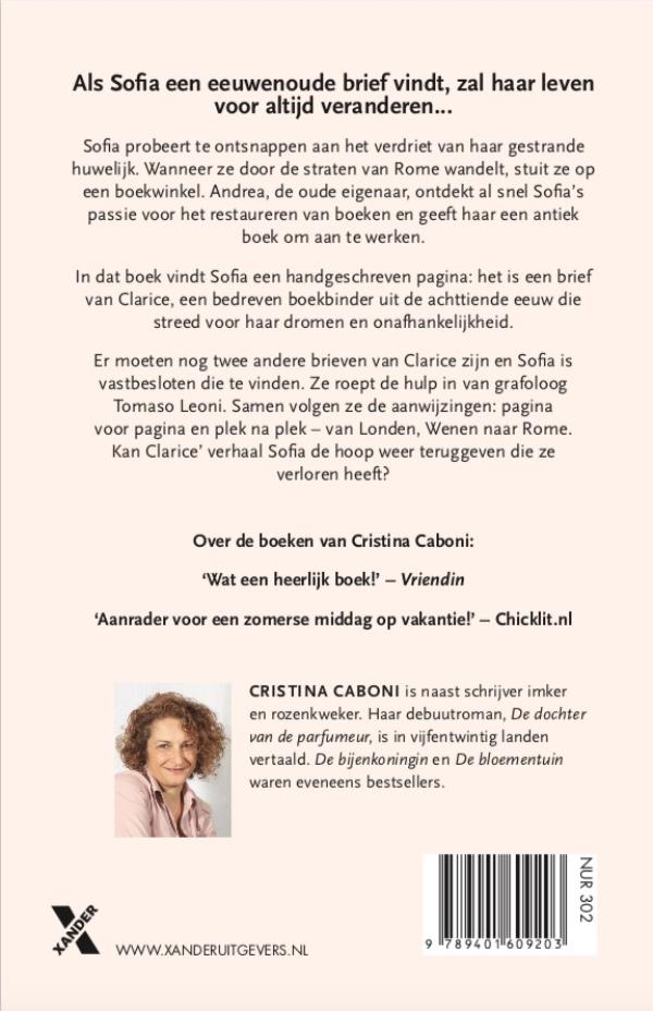 Achterkant van De verloren brief