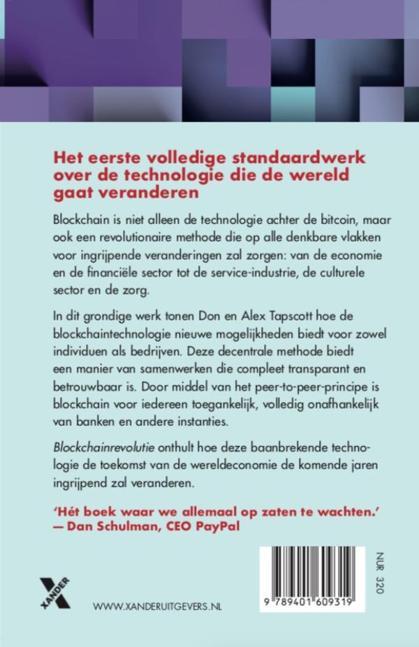 Achterkant van Blockchainrevolutie