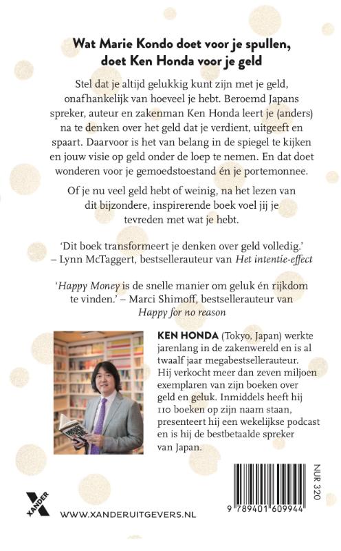 Achterkant van Happy money