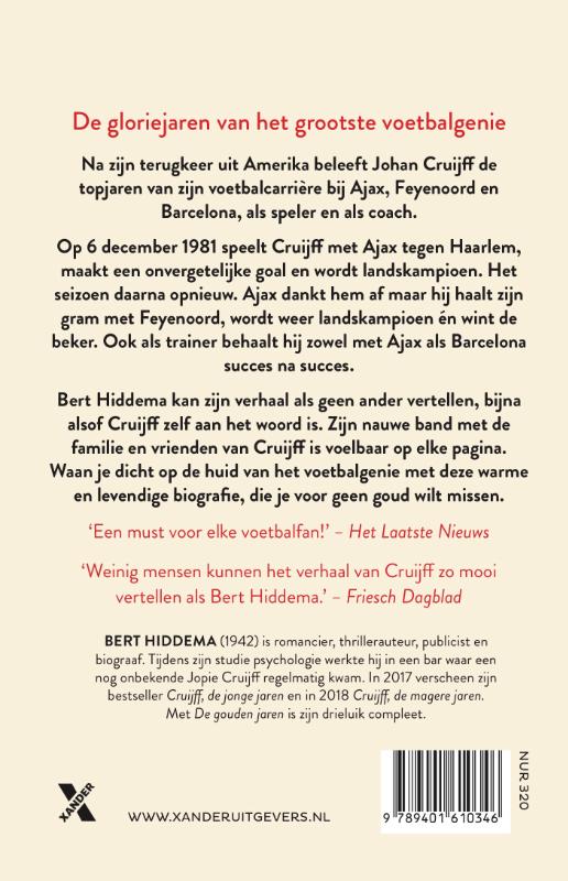 Achterkant van Cruijff! De gouden jaren 1982-1996