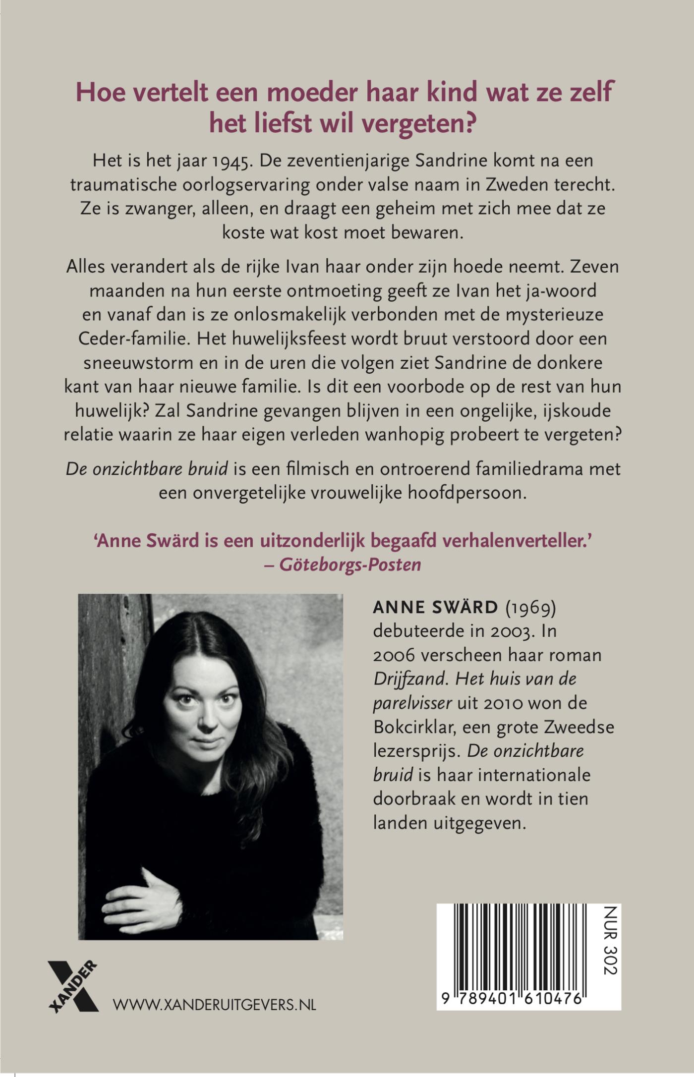 Achterkant van De onzichtbare bruid