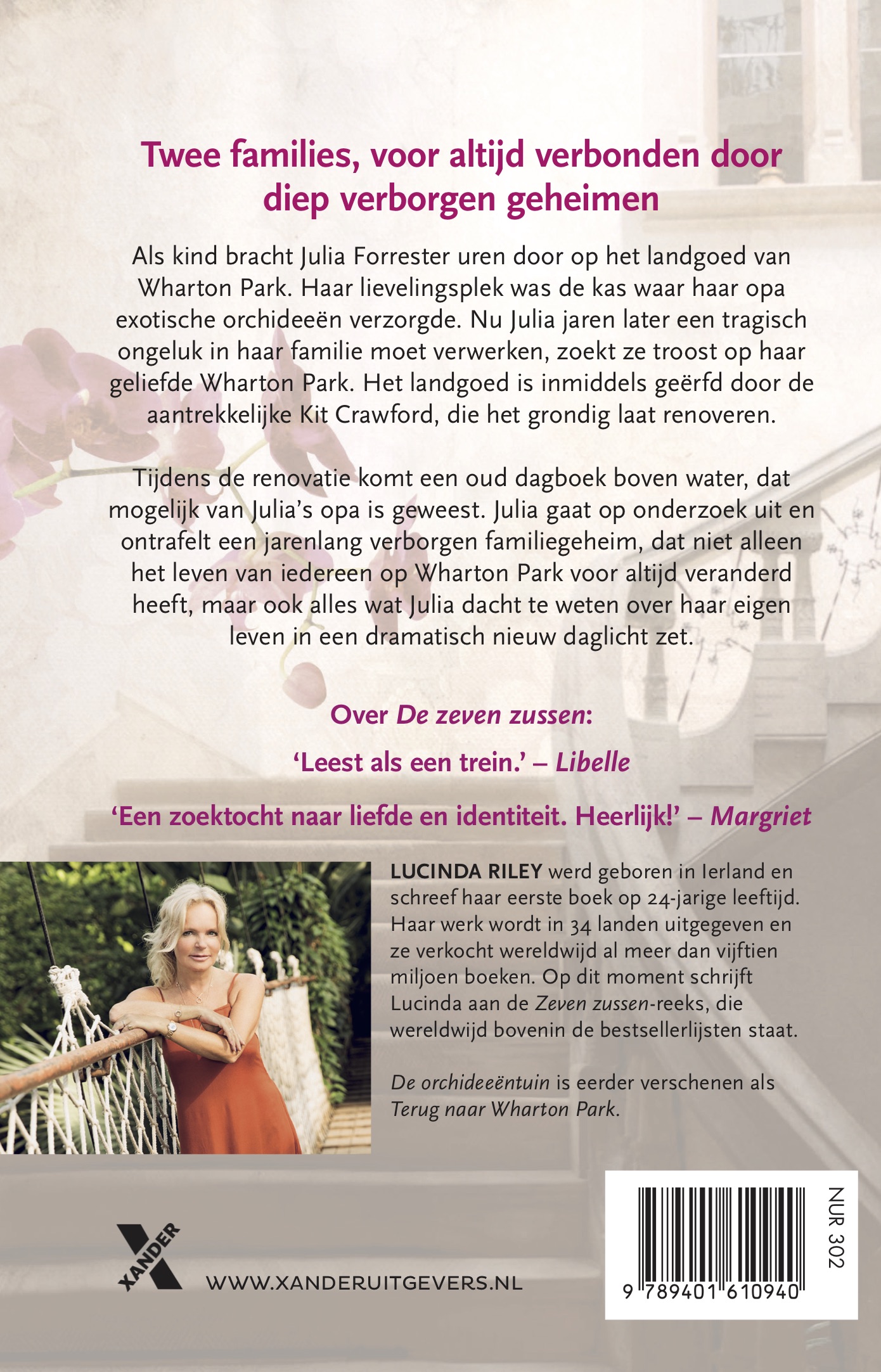 Achterkant van De orchideeëntuin