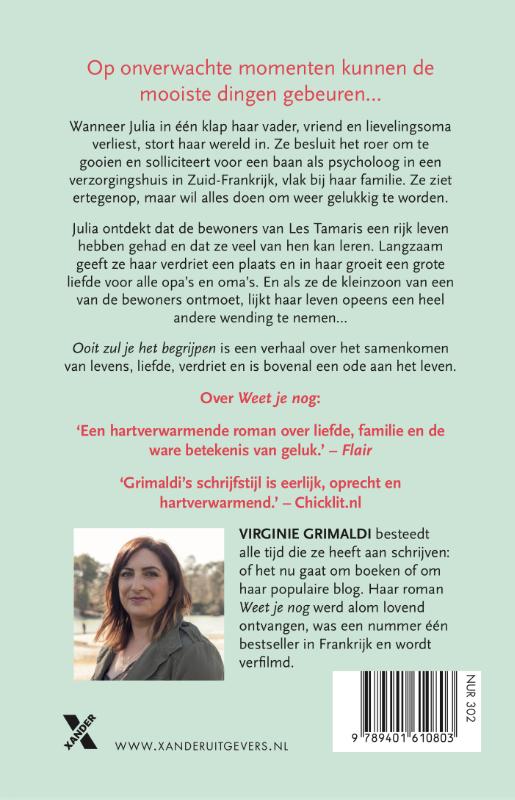 Achterkant van Ooit zul je het begrijpen