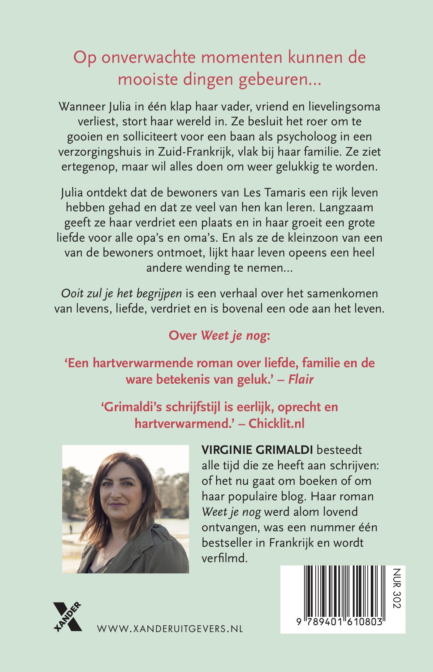 Achterkant van Ooit zul je het begrijpen