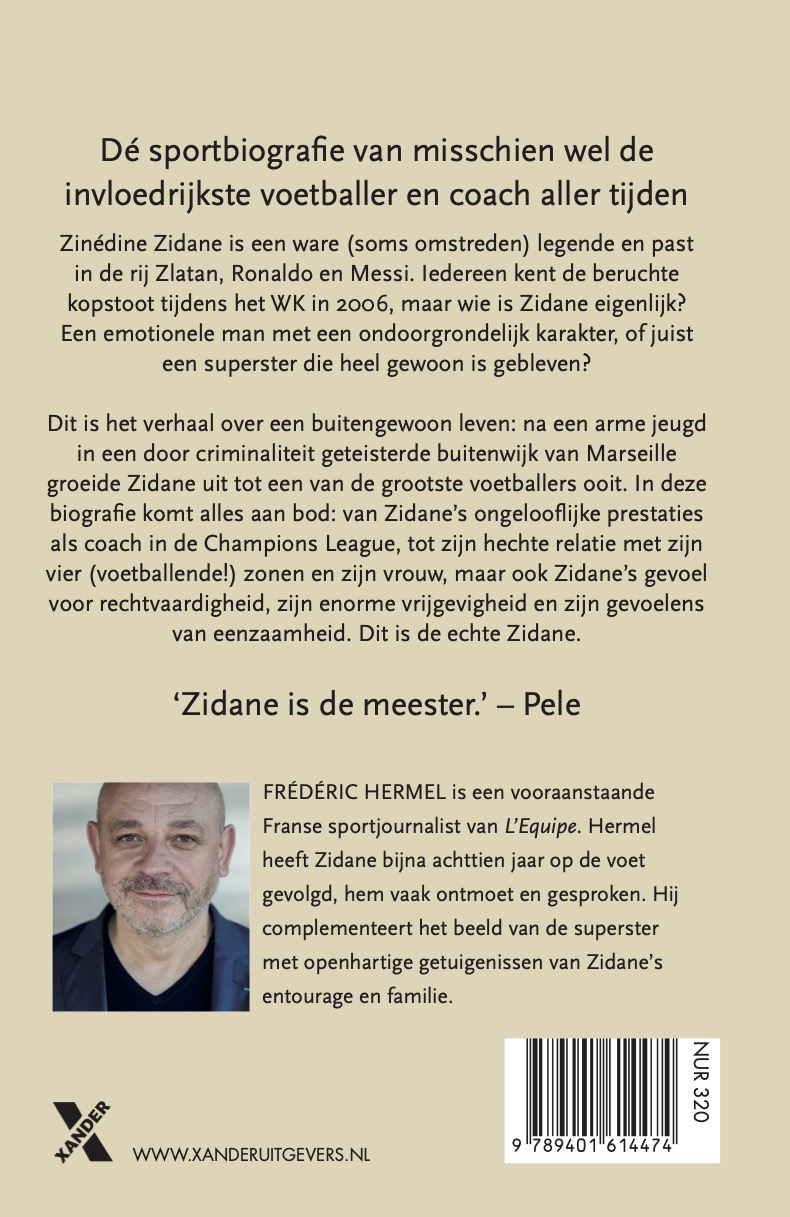 Achterkant van Zidane