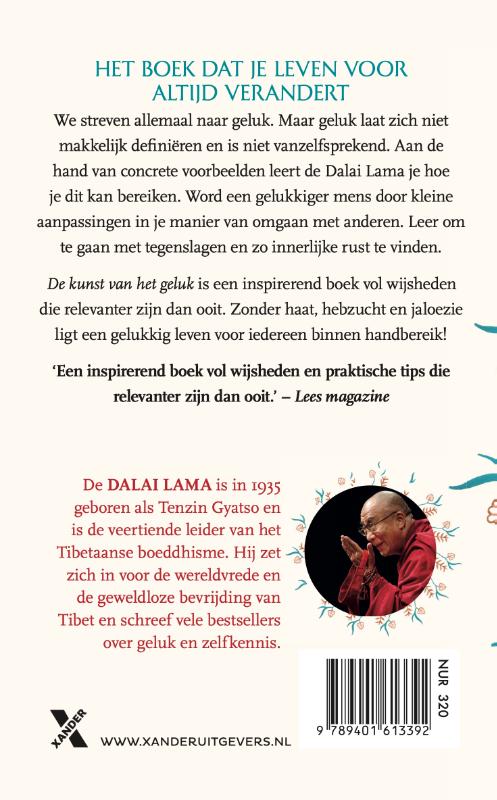 Achterkant van De kunst van het geluk