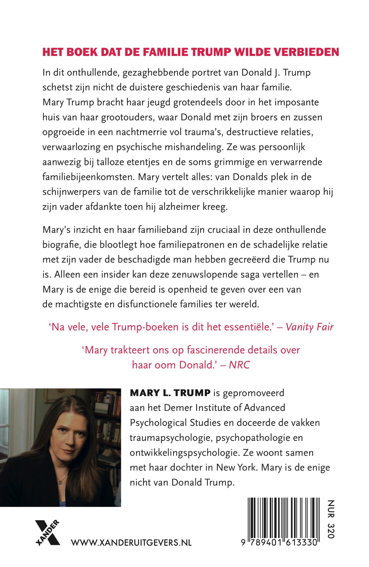 Achterkant van Te veel en nooit genoeg