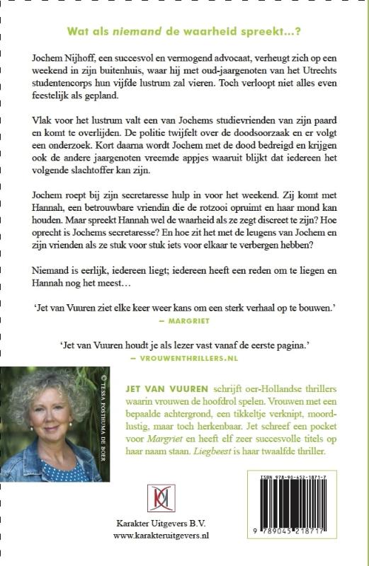 Achterkant van Liegbeest LP