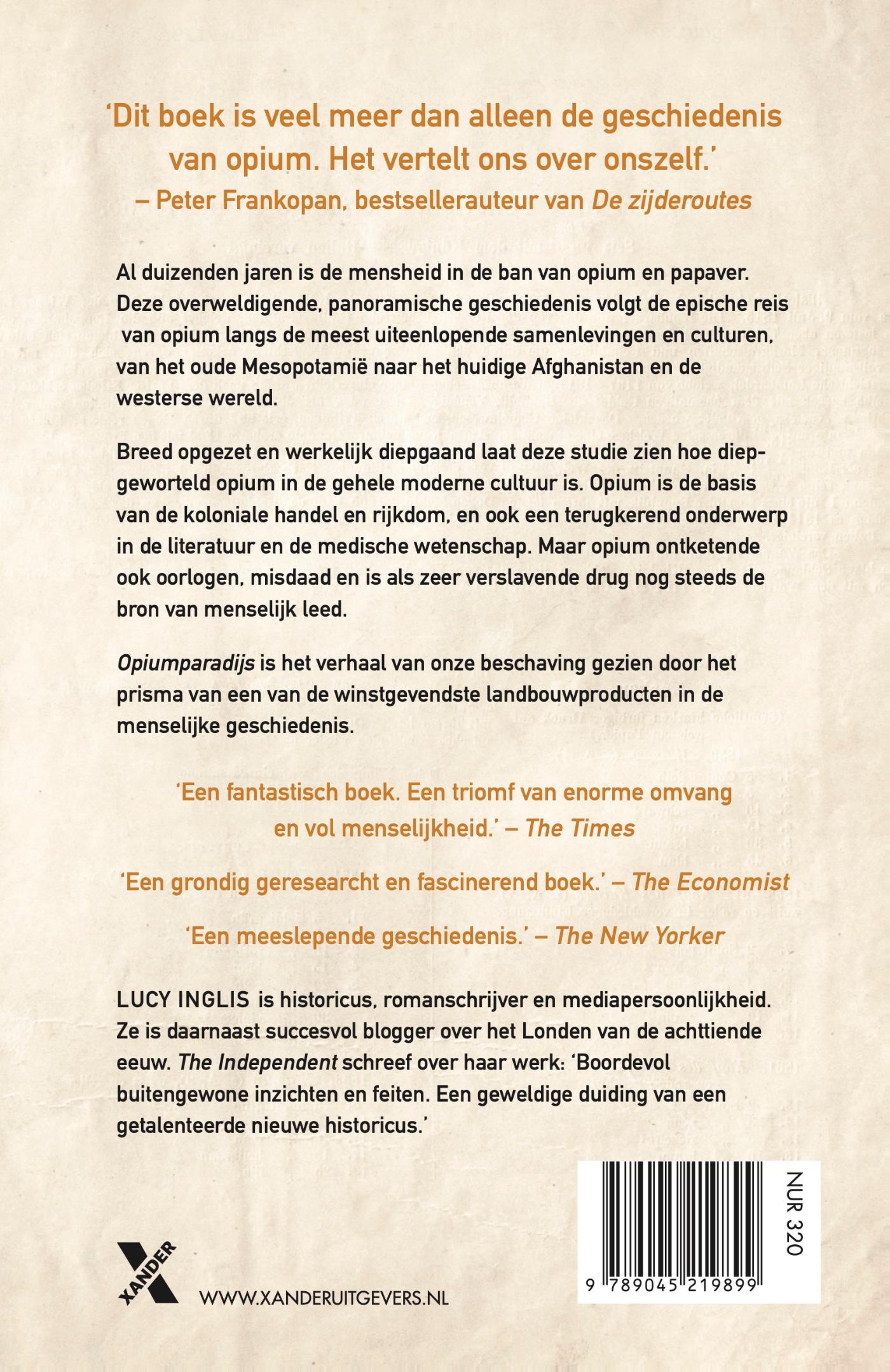 Achterkant van Opiumparadijs