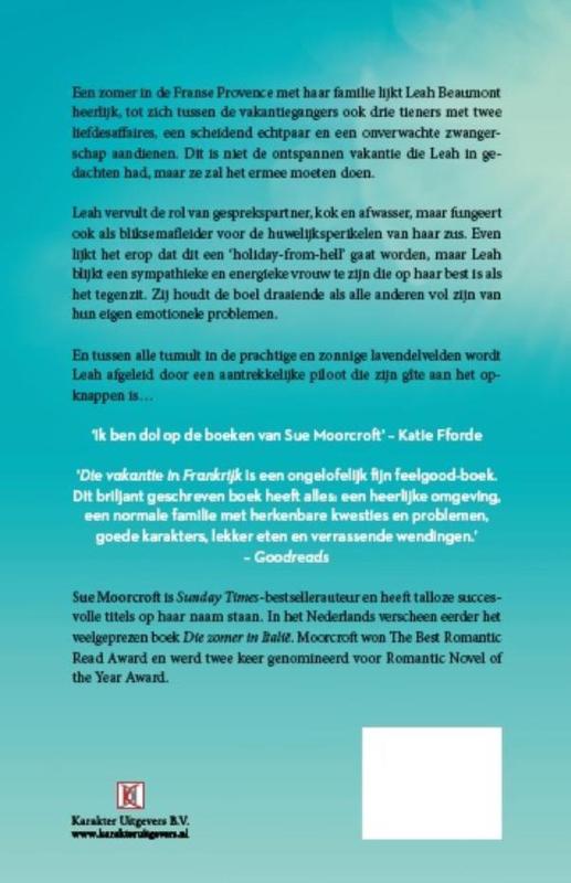 Achterkant van Die vakantie in Frankrijk
