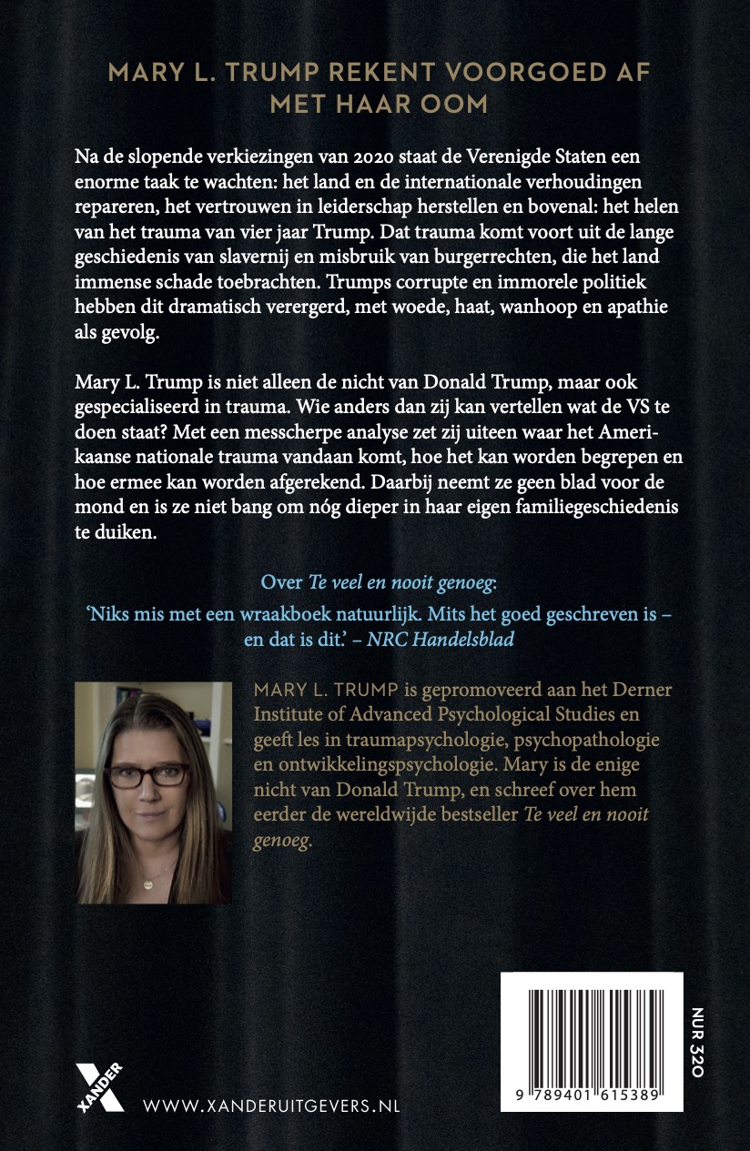 Achterkant van Het Amerikaanse trauma