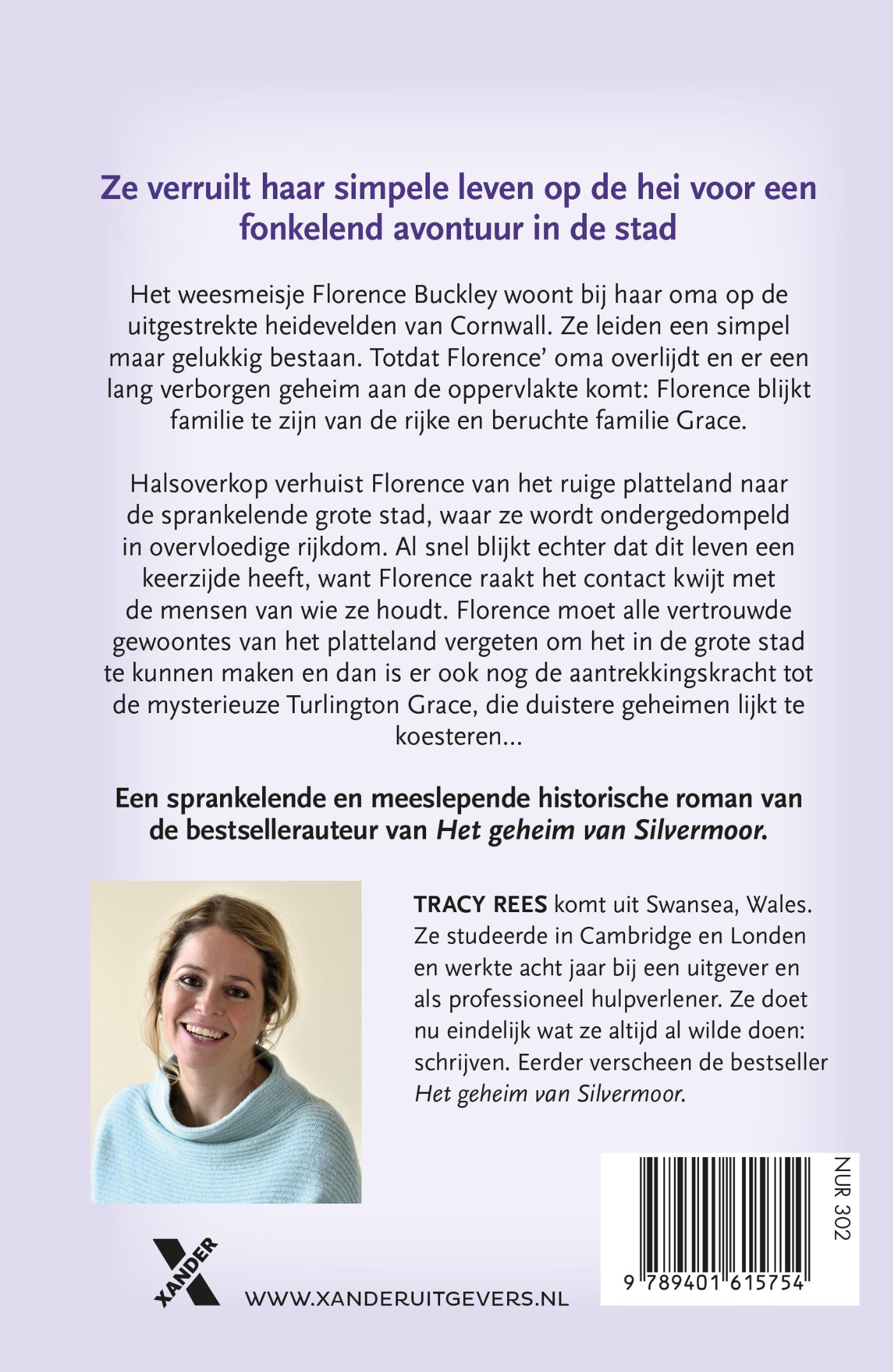 Achterkant van Het familiegeheim van Florence Grace