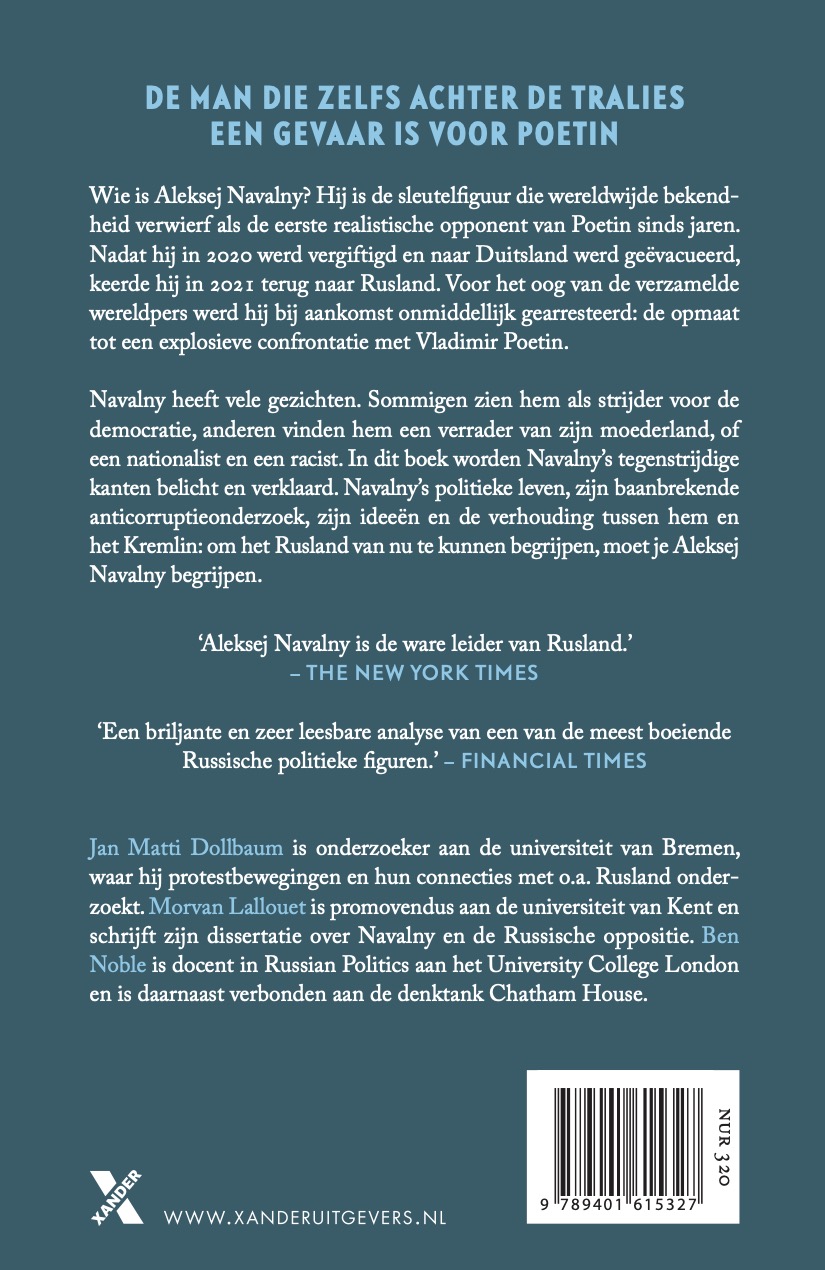 Achterkant van Navalny