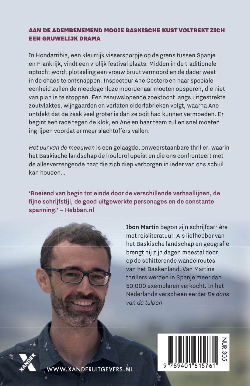 Achterkant van Het uur van de meeuwen