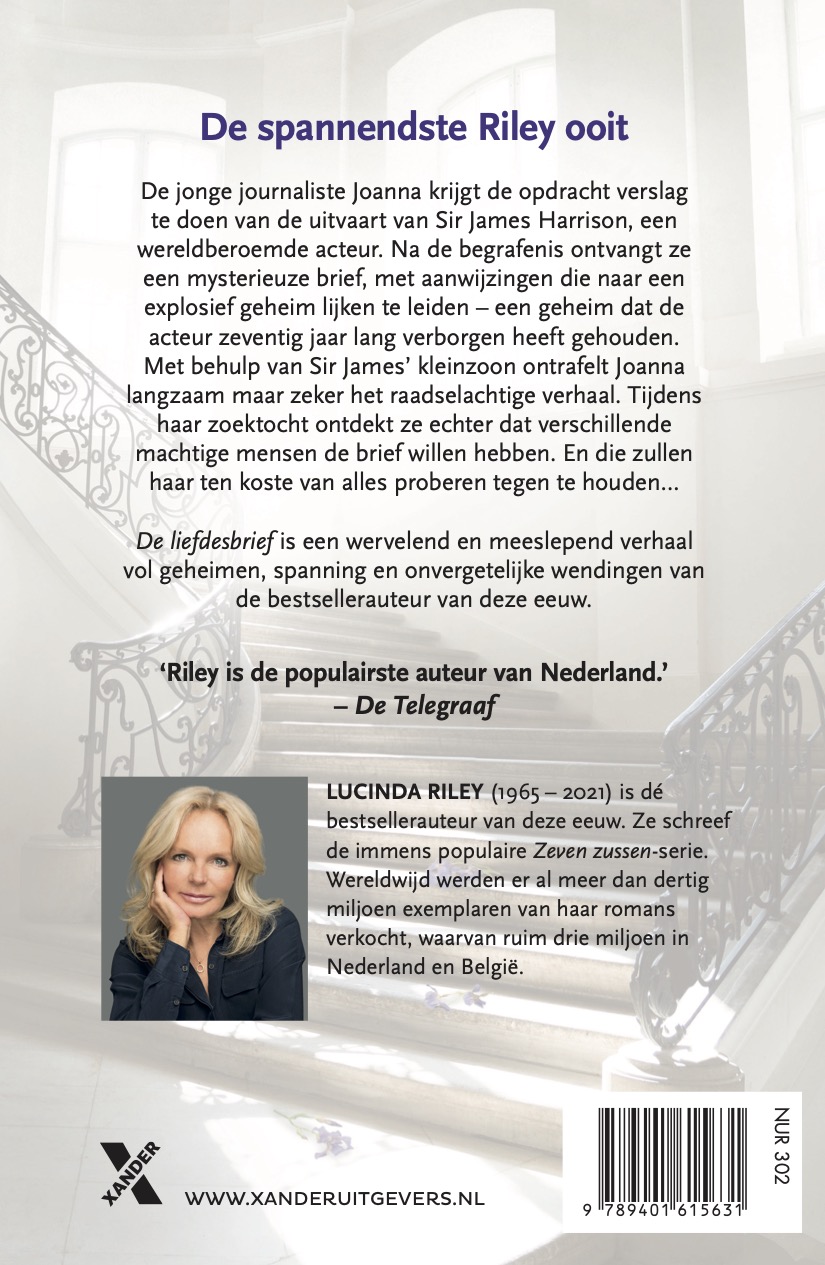 Achterkant van De liefdesbrief