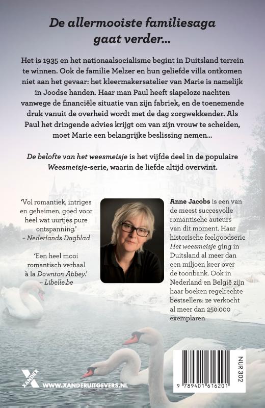 Achterkant van De belofte van het weesmeisje