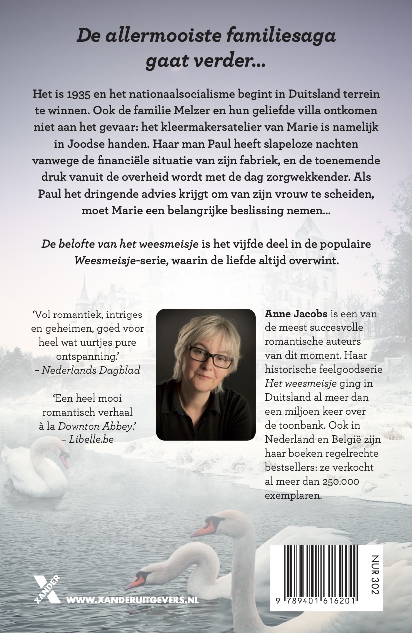 Achterkant van De belofte van het weesmeisje